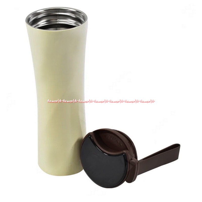 Moka 430ml Smart Coffee Tumbler Kiss Kiss Fish Vacuum Botol Minum Untuk Kopi  Charge USB Bisa Panas