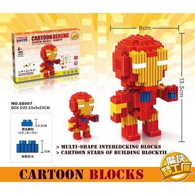 Cartoon Blocks Lego Besar