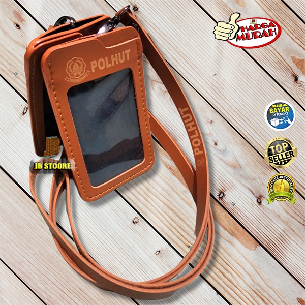 

Tempat Id Card POLHUT Gantung Kalung / Id Card Holder Polhut Kemenhut/ Name Tag Holder polhut kemenhut