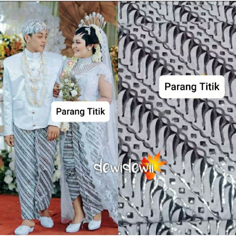 Sepasang Jarik Pengantin Prodo (isi 2), DASAR PUTIH