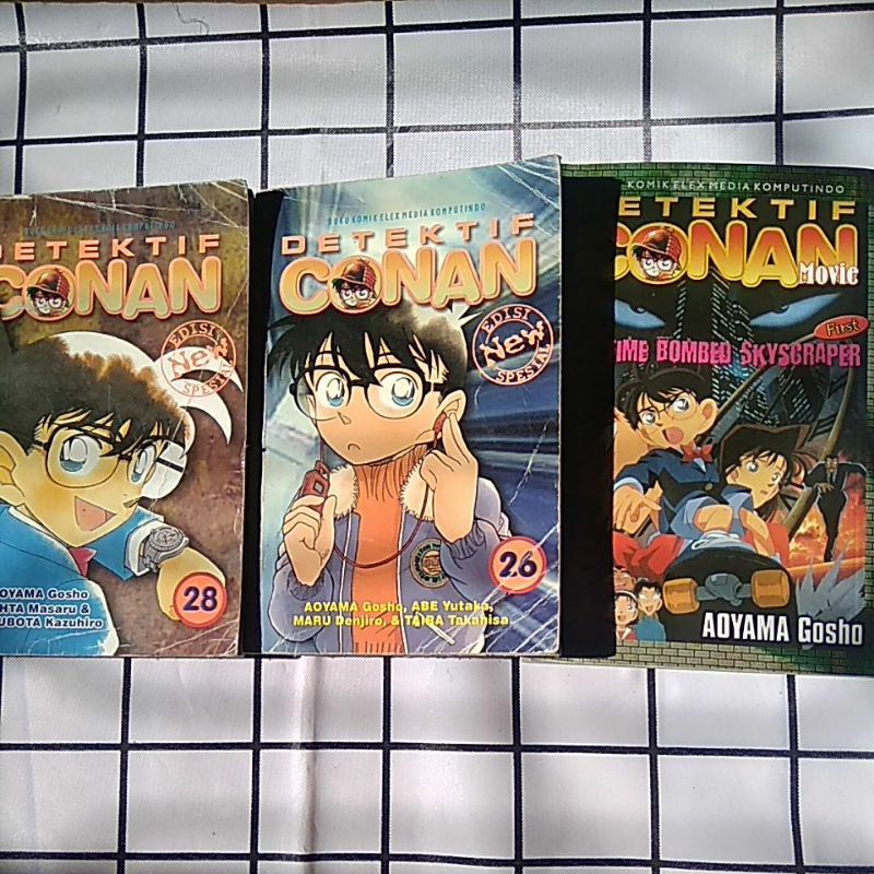 Jual Komik Detektif Conan Vol 26,28,34,38,82,87 | Movie The Time Bombed ...