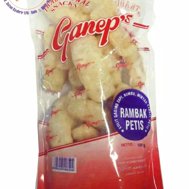 

Rambak petis 100 gr - Oleh oleh khas Solo