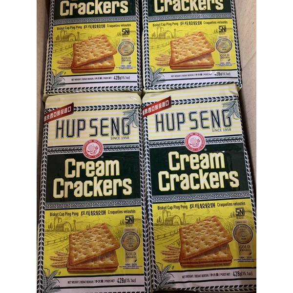 

Hupseng Crackers 428g / Biskuit Hupseng Asin