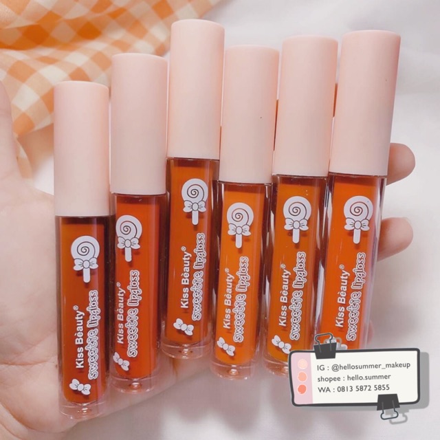 [ORI THAILAND] Kiss Beauty Sweetie Lollipop Matte Lipstick