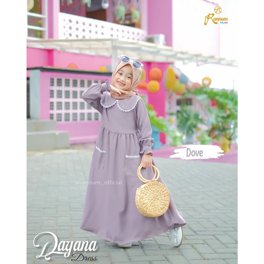 Gamis Syar'i Anak | Baju Muslim Anak perempuan Elegan