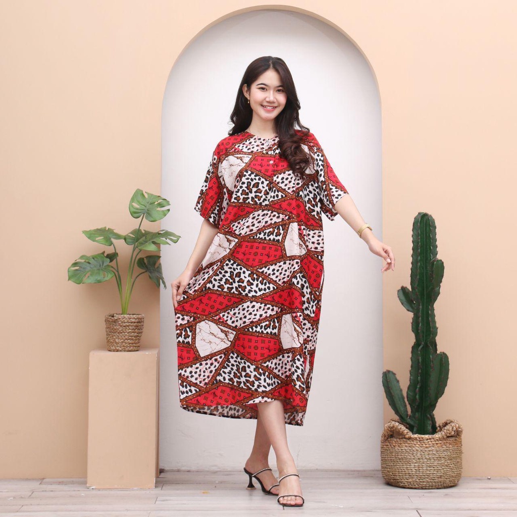 Daster Jumbo batik DIANTY Daster Busui  Daster cantik  Baju tidur  Baju santai  Baju batik