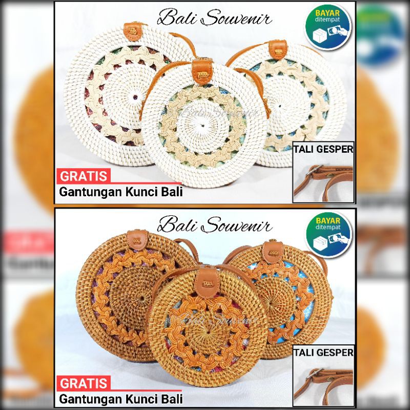 Tas Rotan Bulat Original kualitas PREMIUM Grade