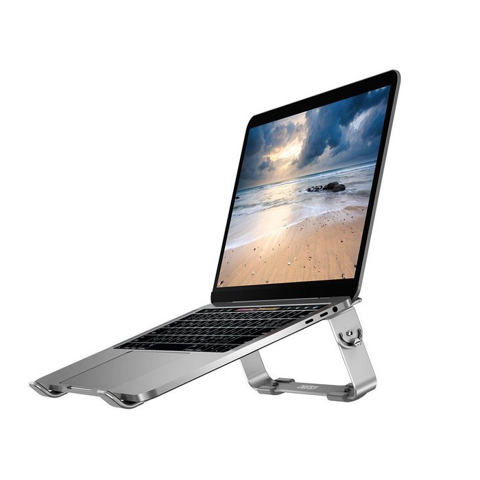 Laptop stand holder choetech aluminum foldable portable adjustable h033 - Dudukan notebook lipat