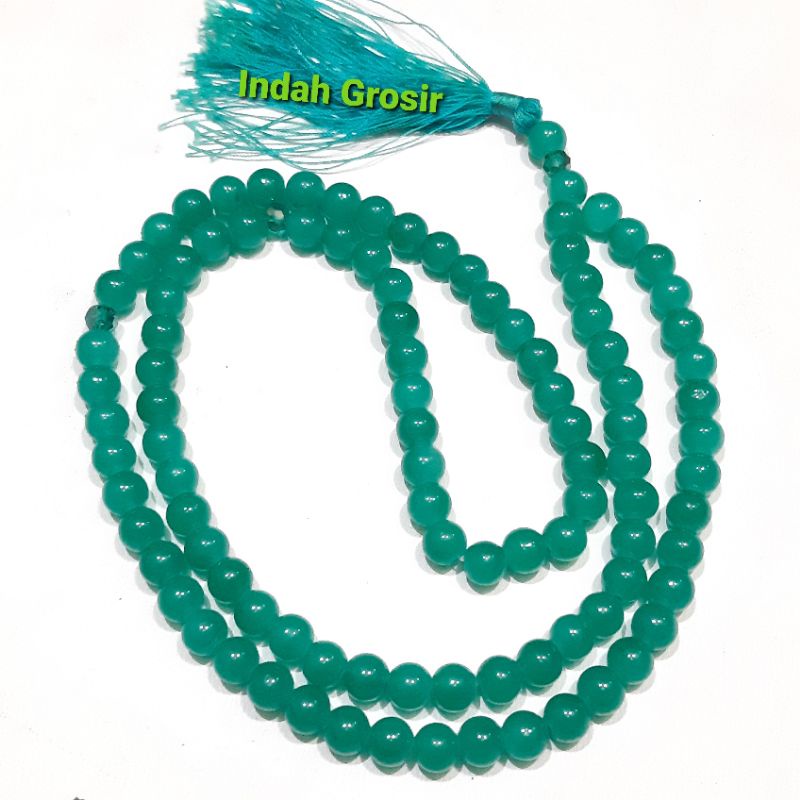 Tasbih Batu Topas Kristal 8mm 99Butir Natural