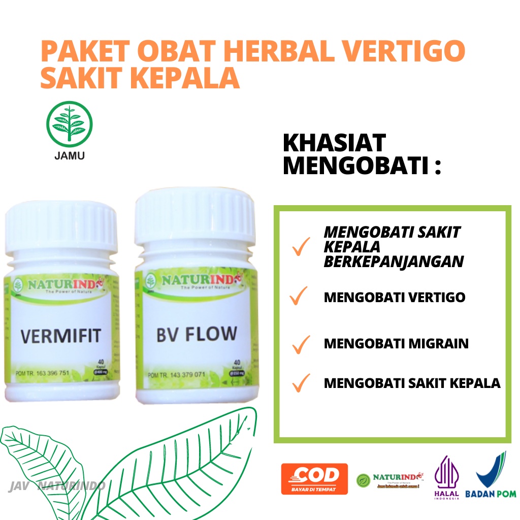 Obat Sakit Kepala Vertigo Migrain Sakit Kepala Menahun Sakit Kepala Berkepanjangan Herbal Ampuh