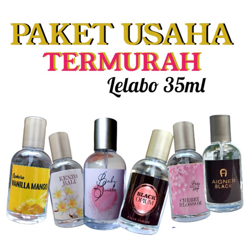 PAKET USAHA TERMURAH PARFUM LiLABO PRIA WANITA 35ML