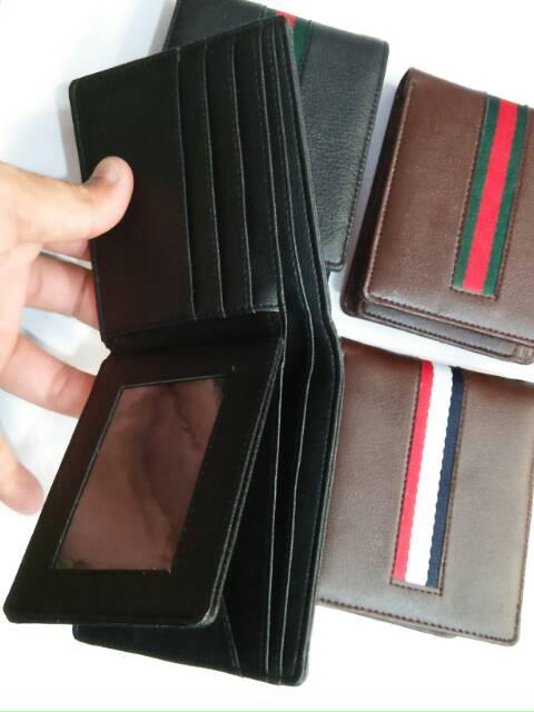 Dompet lipat pendek list