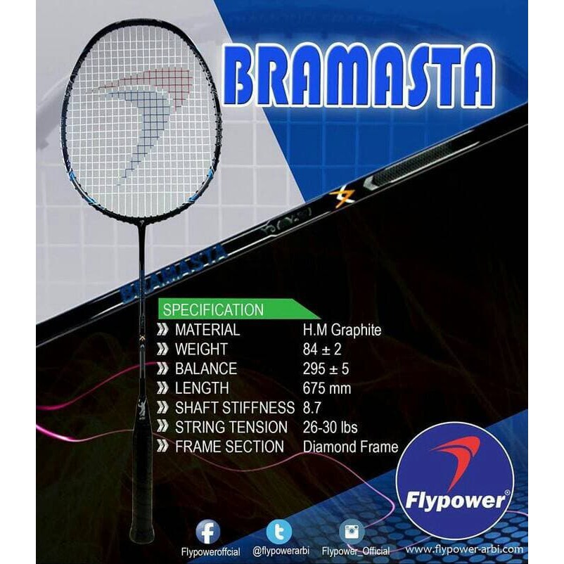 Promo RAKET FLYPOWER BRAMASTA