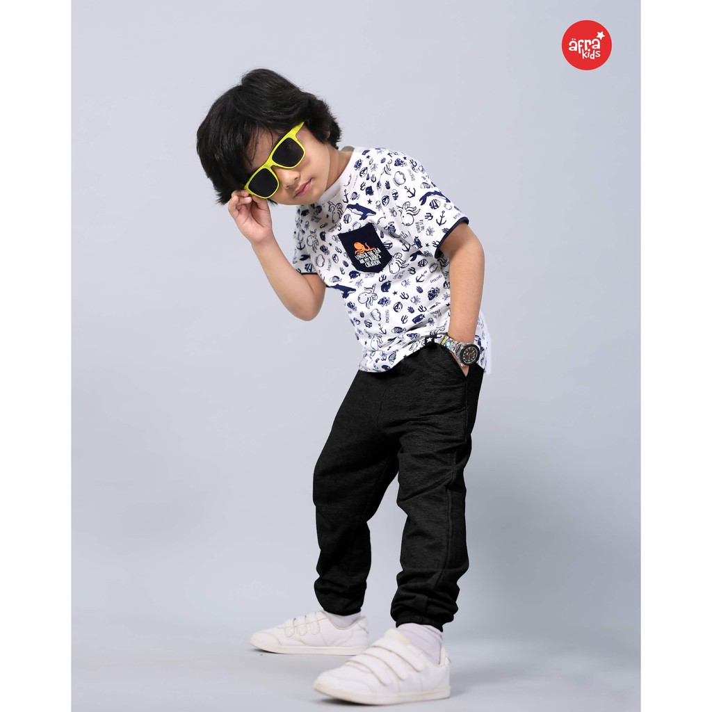 Celana Jogger Anak Afrakids AFRA - CA003 Black