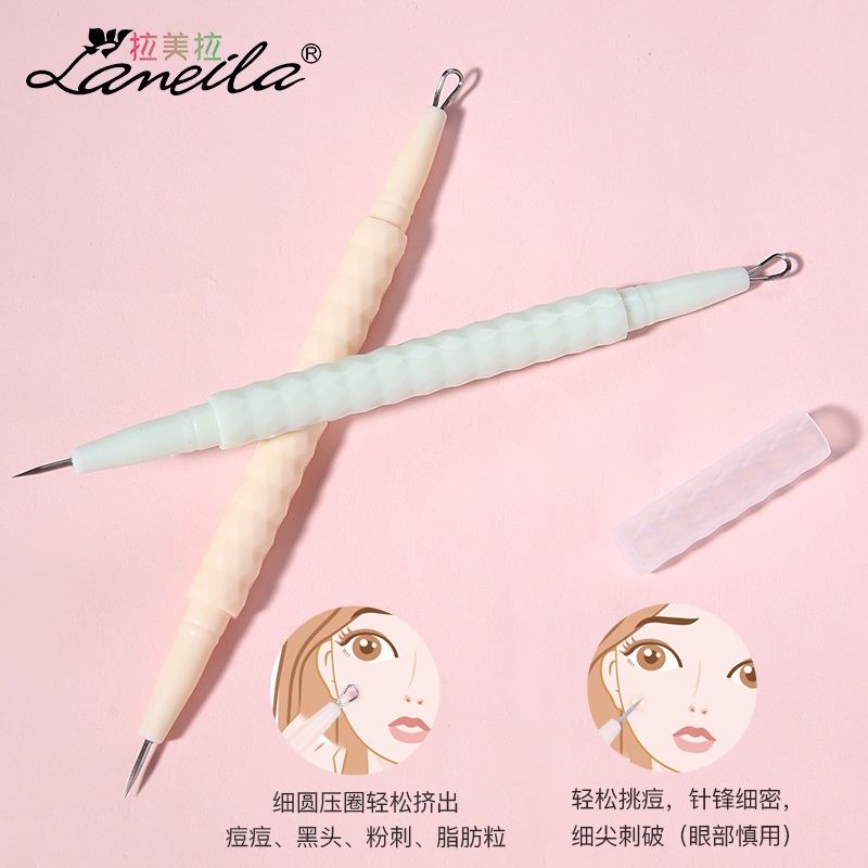 TUSUKAN JERAWAT ACHE NEEDLE PREMIUM PENCETAN KOMEDO TAJAM STAINLESS TOP PEN JERAWAT