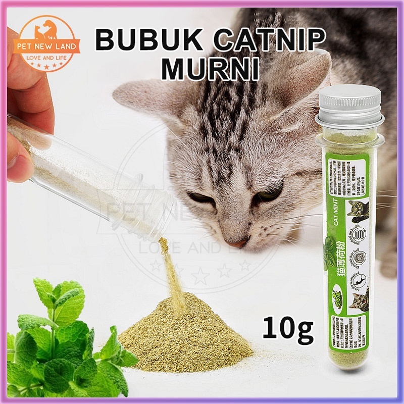 Catnip Catmint Snacks Camilan Kucing Cat Treats Bubuk Catnip Powder 10g