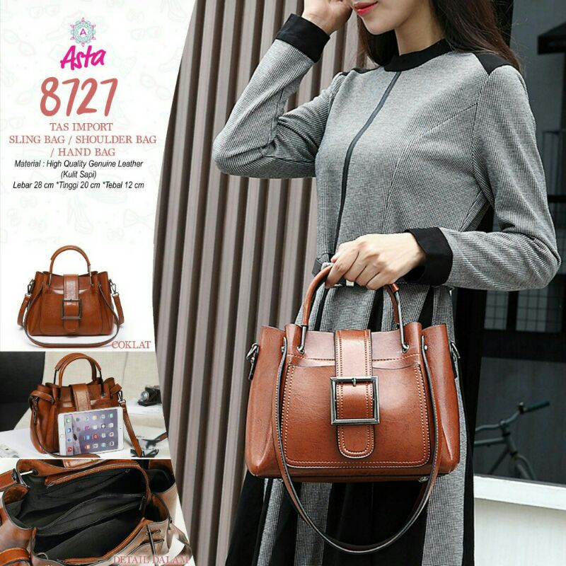 TAS ASTA Produk Impor Kulit