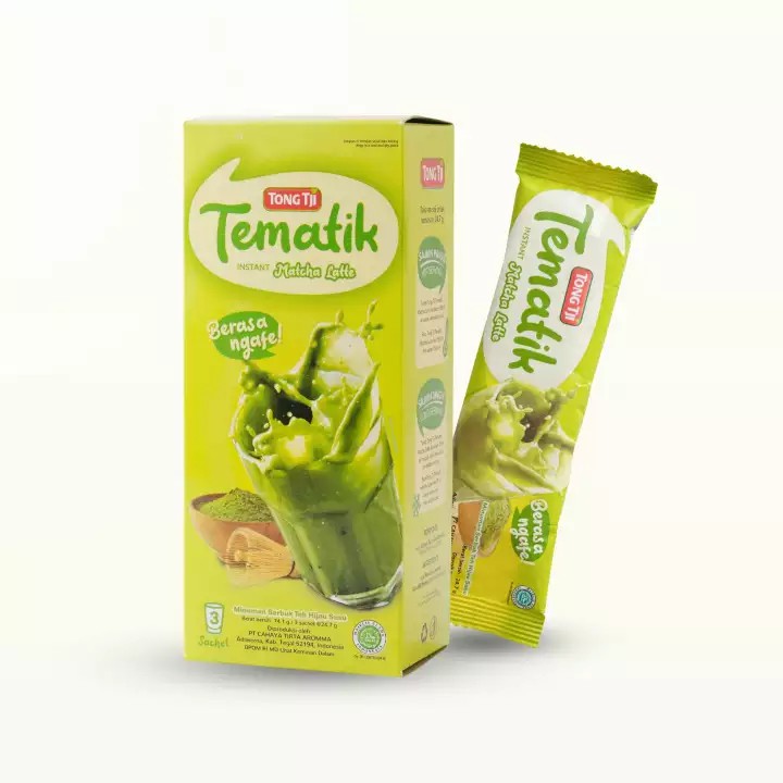 

Tong Tji Tematik Matcha Isi 3 Sachet