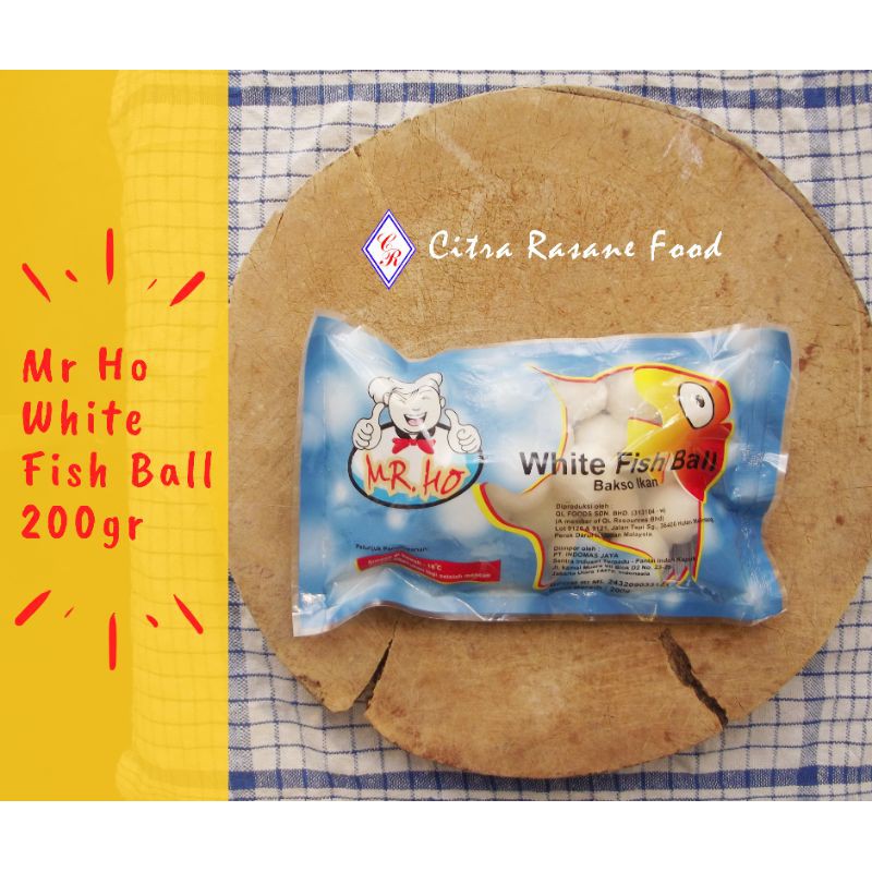 

Mr Ho White Fish Ball / Bakso Ikan 200gr