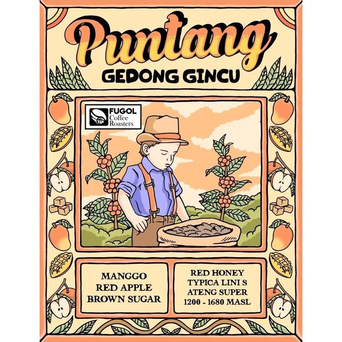 

Kopi Arabika Puntang Gedong Gincu Red Honey (1 KG) Specialty Coffee