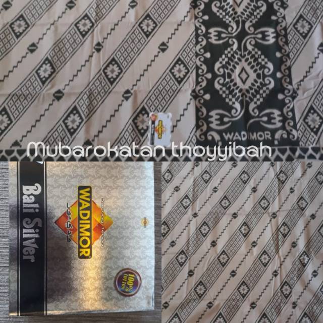 Sarung wadimor Silver motif bali | sarung wadimor motif bali murah dan original