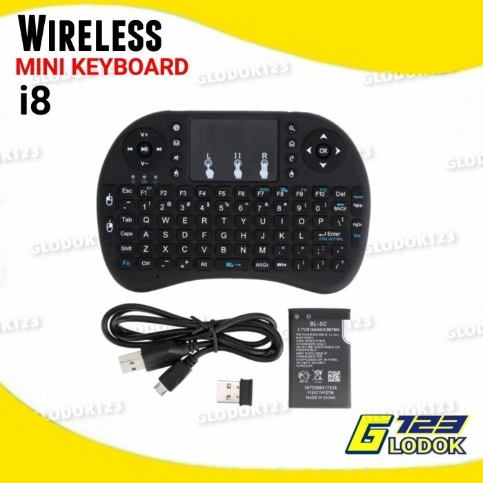 Mini Keyboard Wireless i8 2.4g Touchpad Air