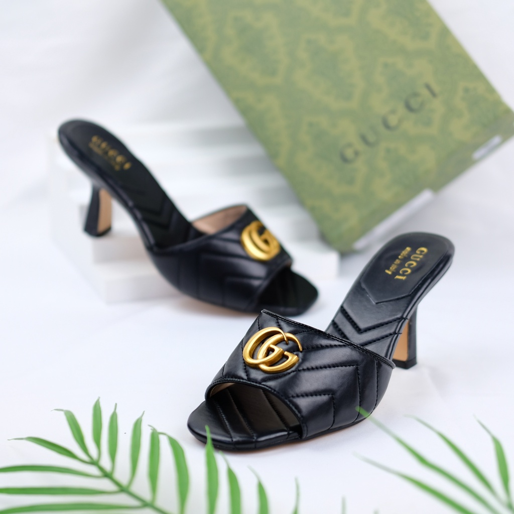 [7.7 Boombastis Sale⚡] - SENDAL WANITA GC HEELS SANDALS GCS007 PREMIUM IMPORT