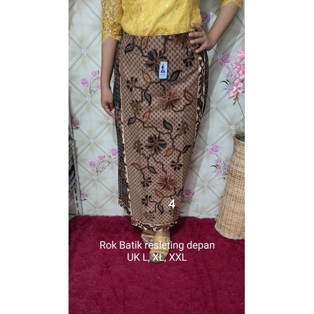 Rok dan Selendang Bordir Motif Batik-Hanya rok,no 4