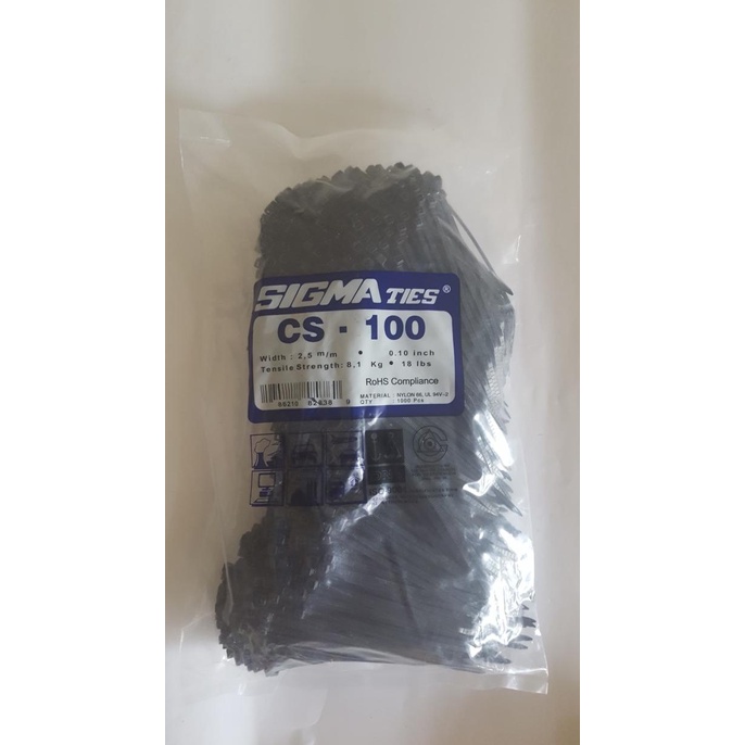 

Kabel Ties / Tali Kabel Hitam 10 Cm 1000 Pcs Terlaris