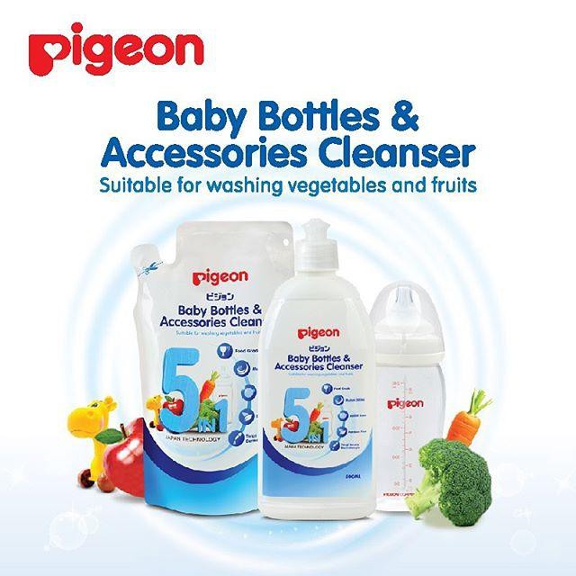 Pigeon Baby Bottles &amp; Accessories Cleanser Bottle/ Refill