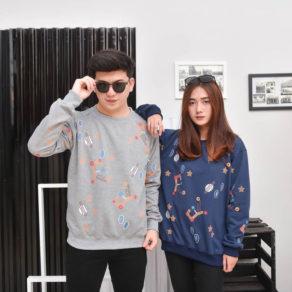 Galaxi Sweater II Pakaian Pria dan wanita II Sweater crawneck