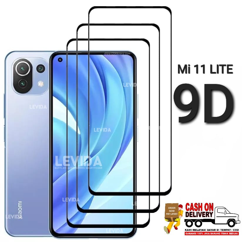 Xiaomi Mi 11 Lite Antogores Kaca Tempered Glass Full Lem Xiaomi Mi 11 Lite
