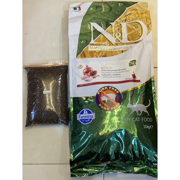 N&amp;D Kitten Repack 1kg Makanan Kucing N&amp;D Repack Kitten