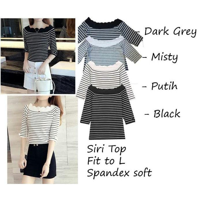 Stok Terbatas Pakaian Wanita Siri Top | Atasan Wanita | Blouse