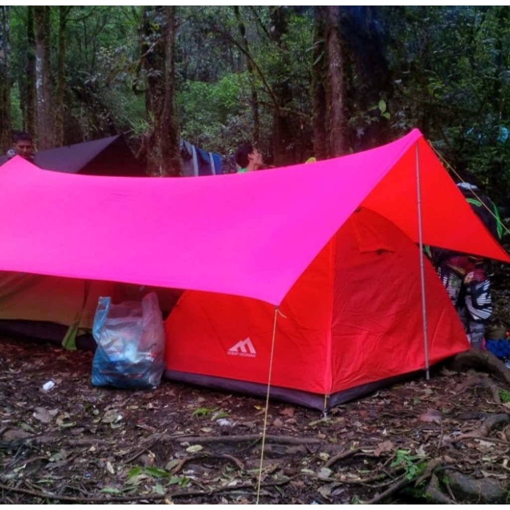 2 PCS TIANG FLYSHEET TIANG FRAME TIANG FLYSHEET ALUMUNIUM