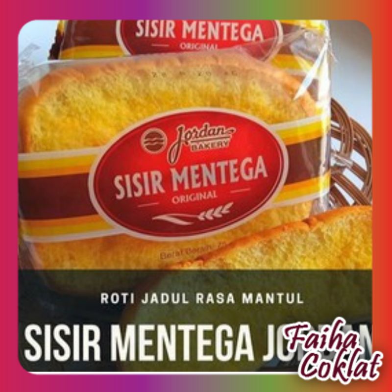 

Roti Sisir Mentega Jordan 1 pack isi 5 bungkus roti Cemilan Sehat Faiha Coklat