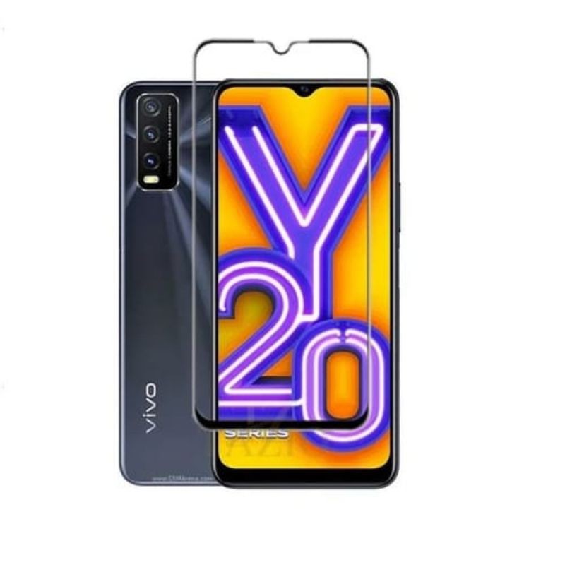 Tempered Glass Vivo Y20/Y20i/Y20S Full Cover Protector Quality