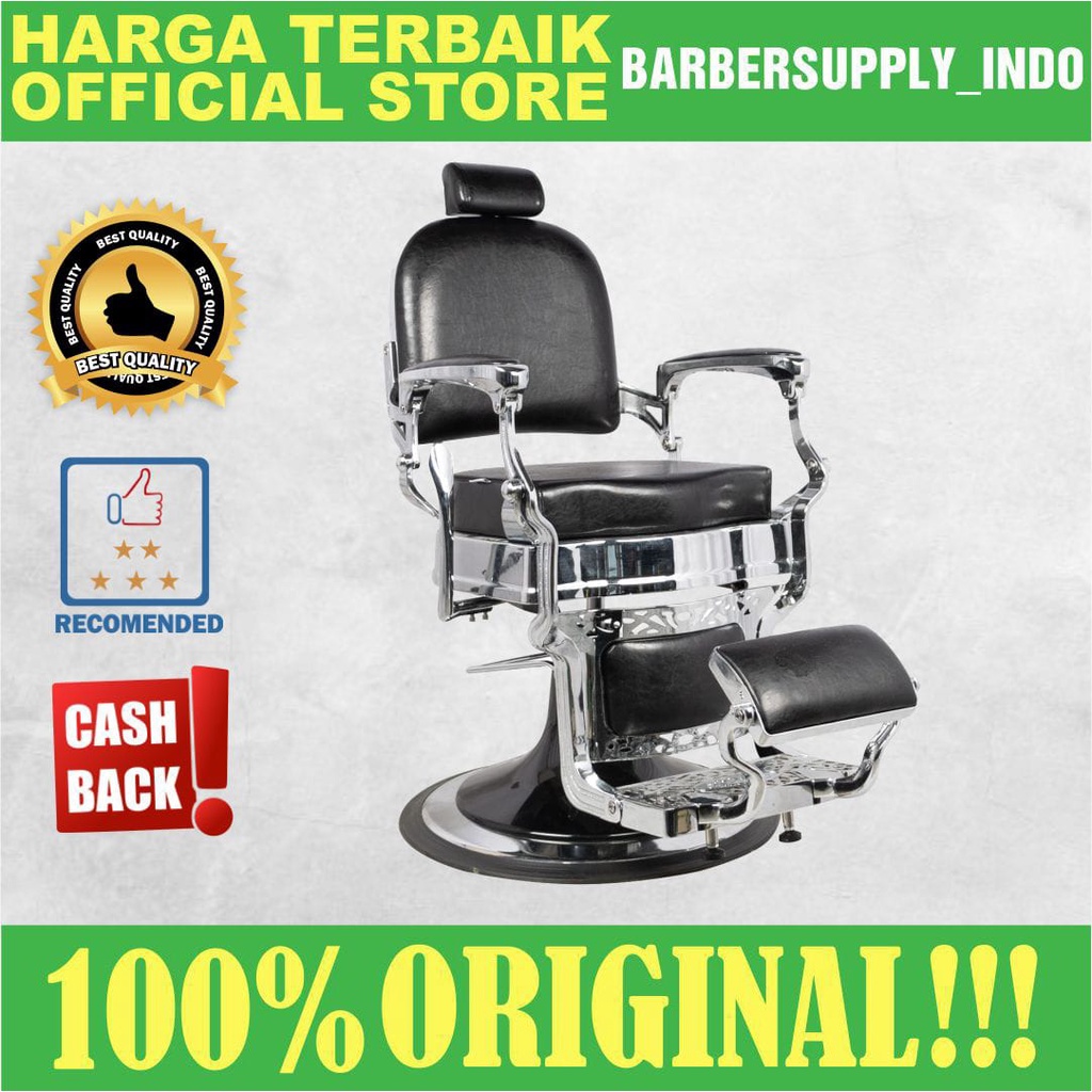 KURSI BARBER SHOP HIDROLIK BARBERSHOP TAKARA MOTIF MI 8034 CHROME