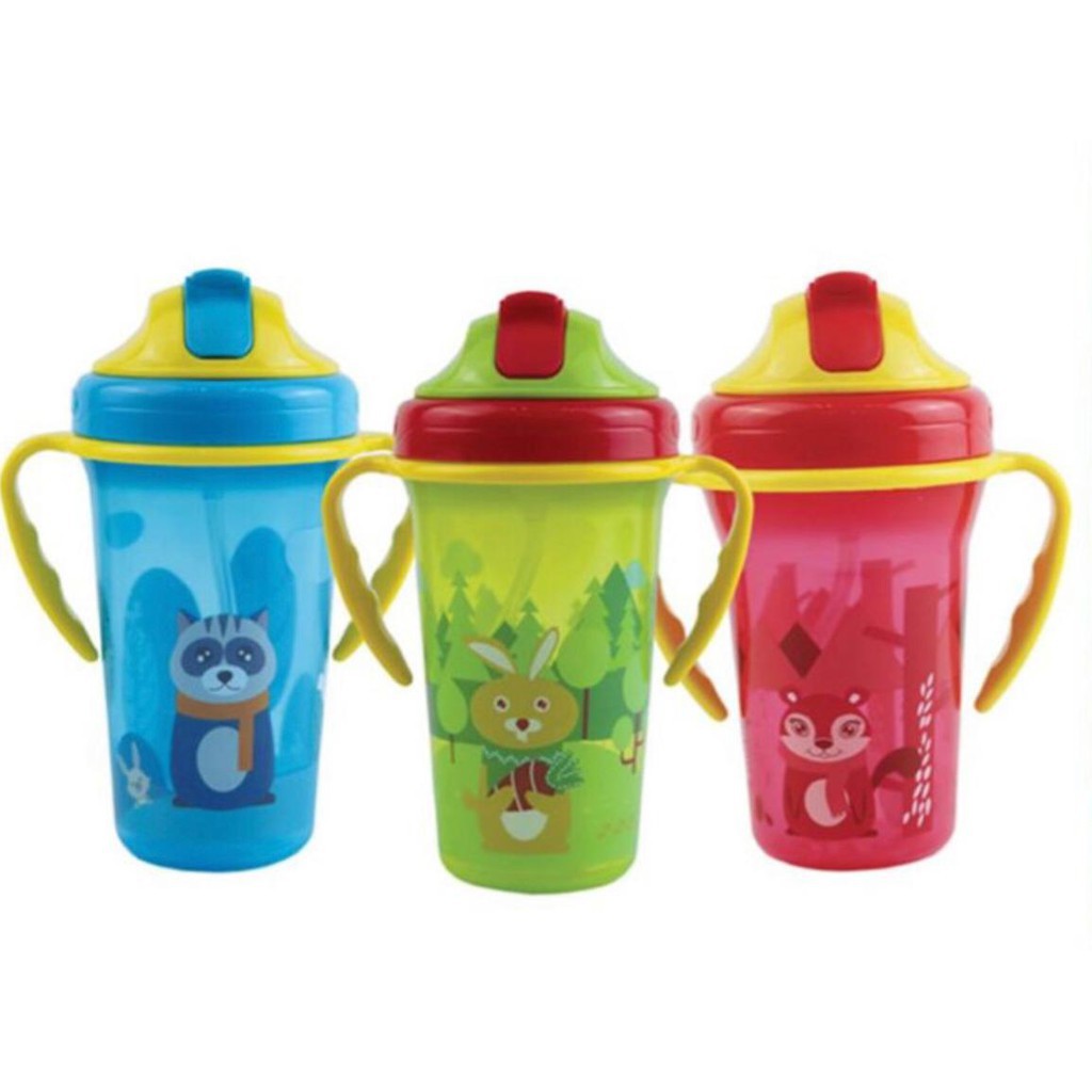 Baby Safe Training Cup With Straw JP020 / Botol Minum Anak