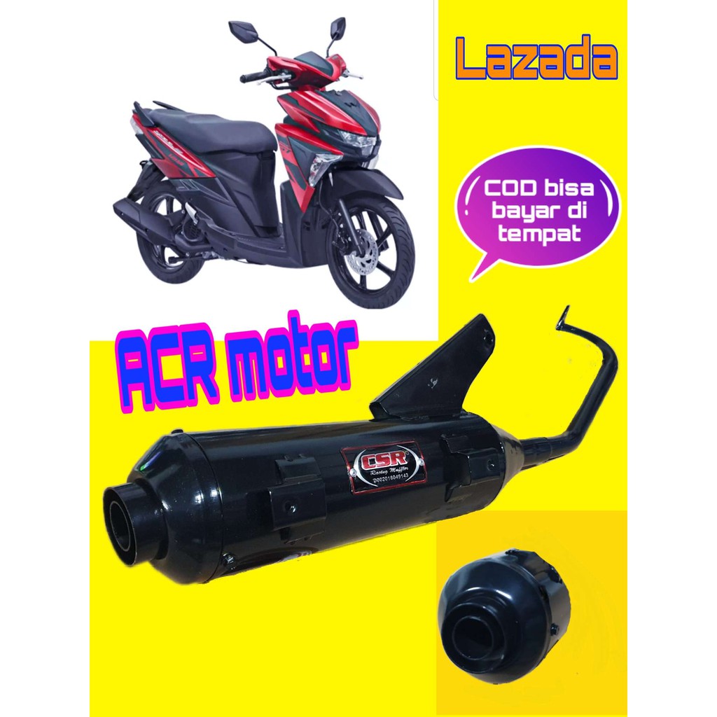 Knalpot Racing Bobokan Model Standar Yamaha Mio Soul GT125