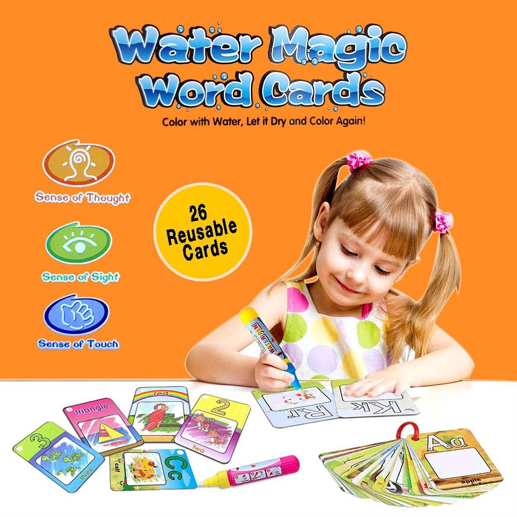 

[ Little Feetsy ] Water doodle card reusable writing card