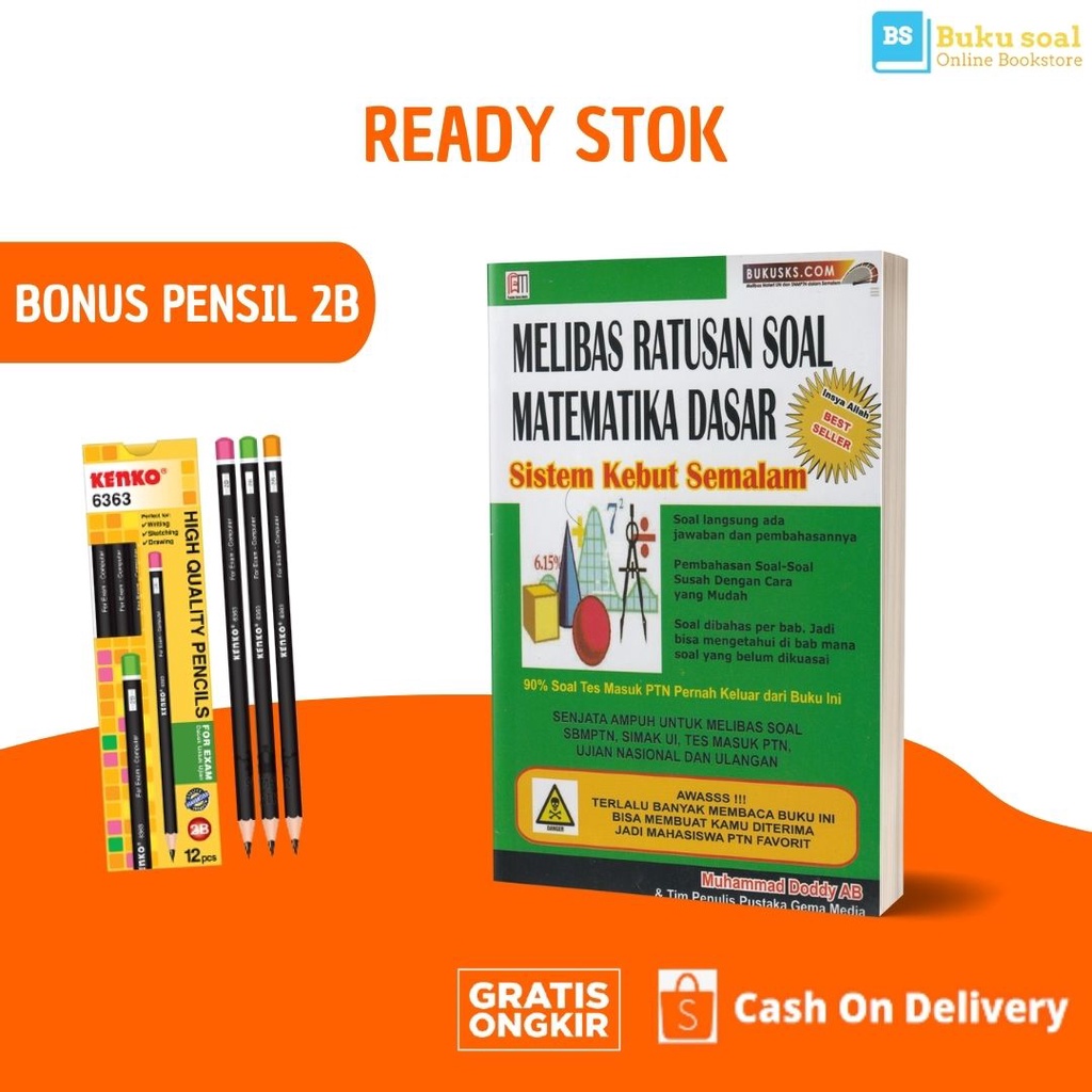 BUKU SMA / SMART POCKET MATEMATIKA, FISIKA, BIOLOGI, KIMIA SMA / BUKU SOAL SMA-sks matematika dasar