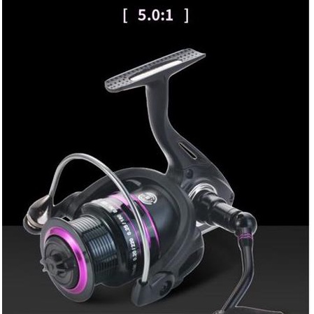 GULUNGAN REEL PANCING SERI BT1000-3000 BLACK THUNDER BAHAN SPOOL METAL ORIGINAL BONUS SPOOL GAGANG CNCONE WAY SYSTEM TANPA JEDA