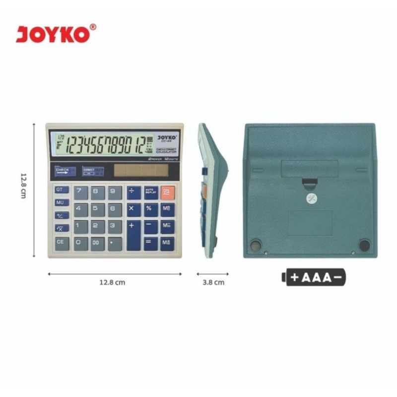 JOYKO CC45 CHECK &amp; CORRECT CALCULATOR - Kalkulator Meja CC 45