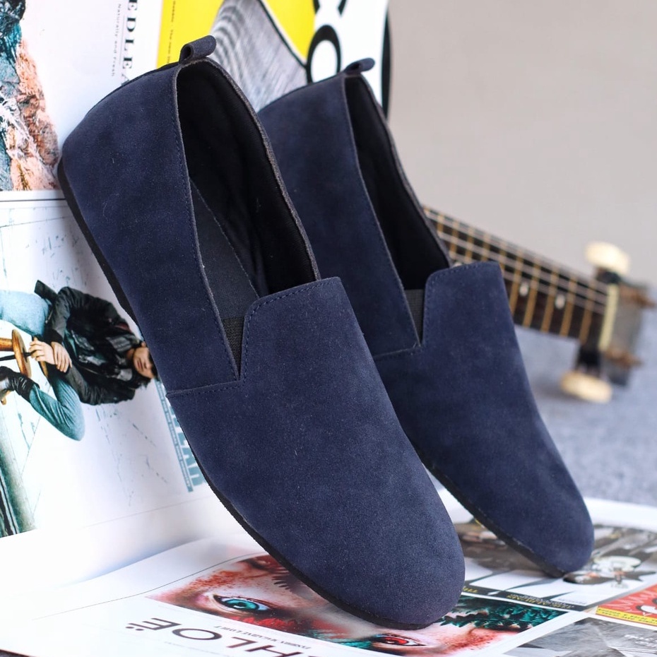 MOLK|Sepatu Slip on Pria Sepatu Casual Pria Sepatu Slop Pria Santai Asli Original Fashion Simple Kekinian