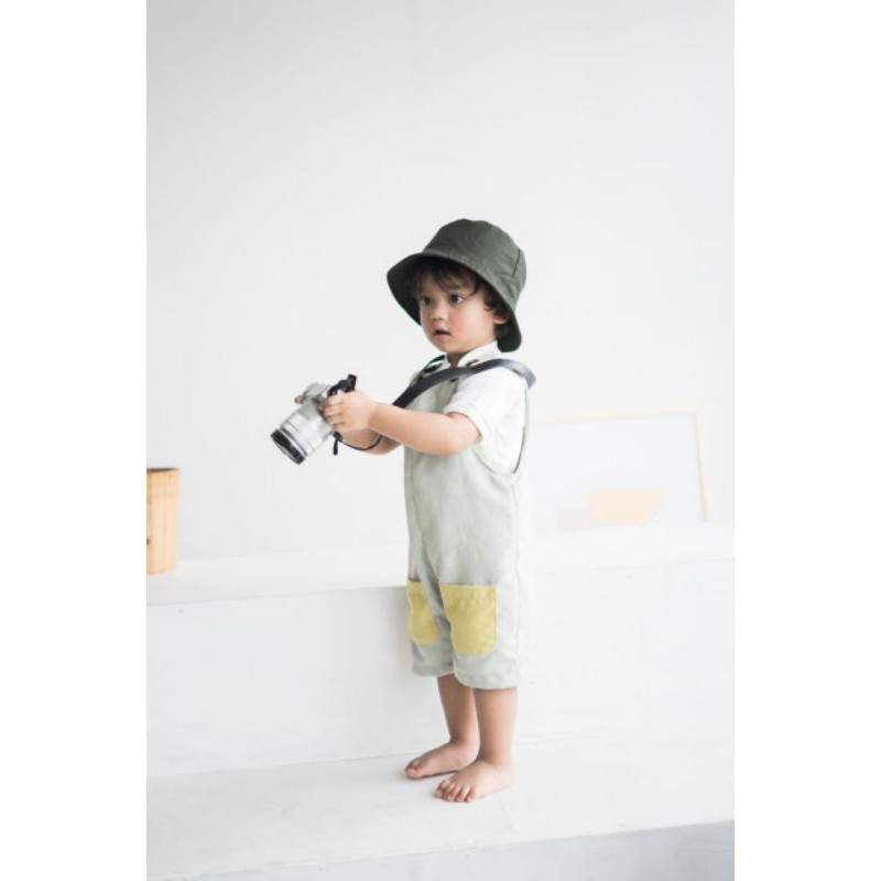 Celoteh Little Goods - Coco pocket romper anak