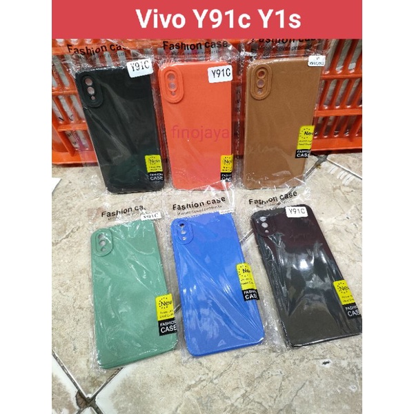 Softcase Vivo Y91C Y1S Silikon Casing Selicon Case Macaron Pelindung Pro Camera