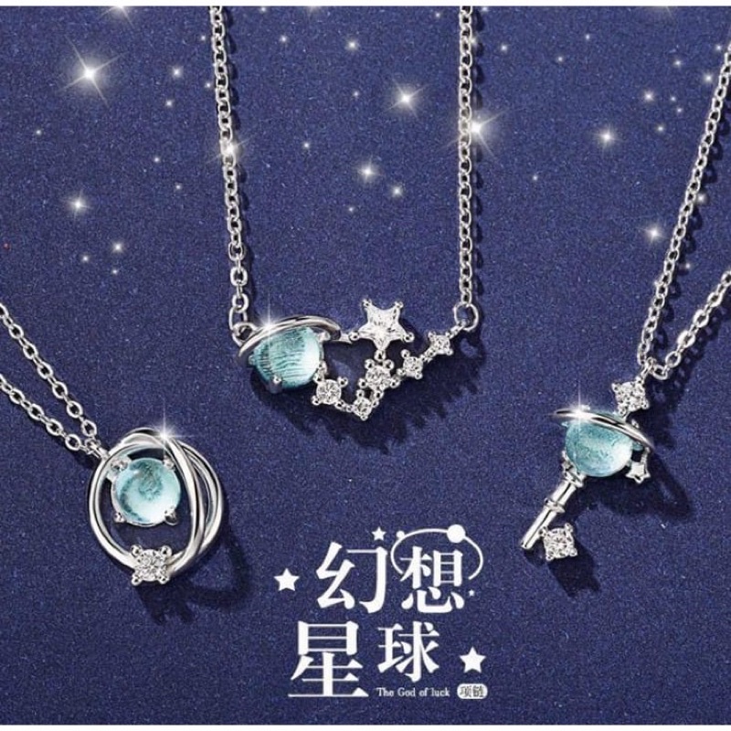 LMB KOREAN ANGKASA KALUNG BERMODEL BERLIAN IMPOR