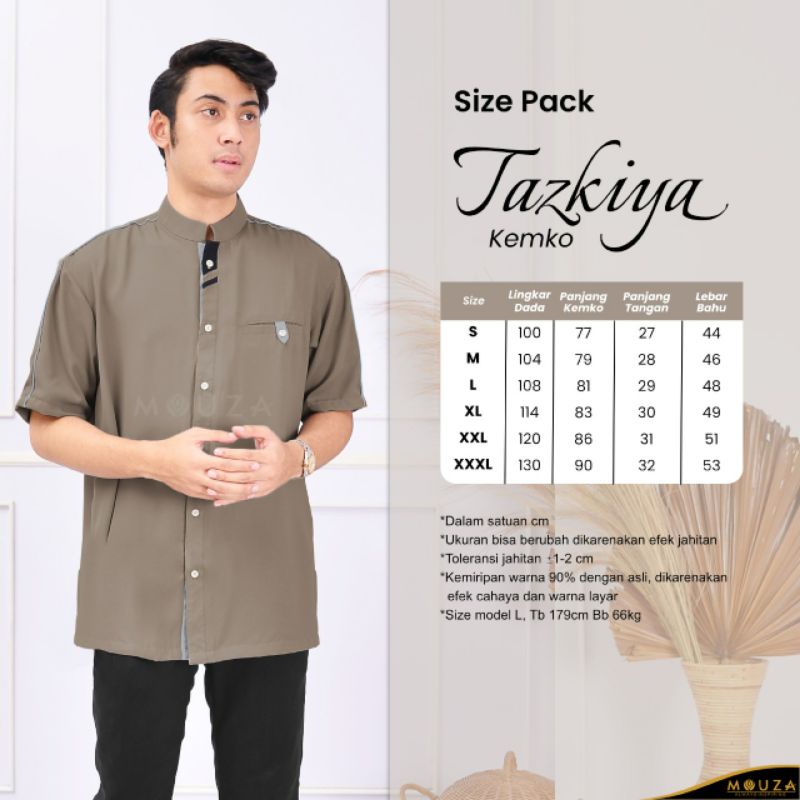 [Puby] KEMKO TAZKIYA By MOUZA | KOKO LENGAN PENDEK | SARIMBIT COUPLE | SARIMBIT KELUARGA 2022