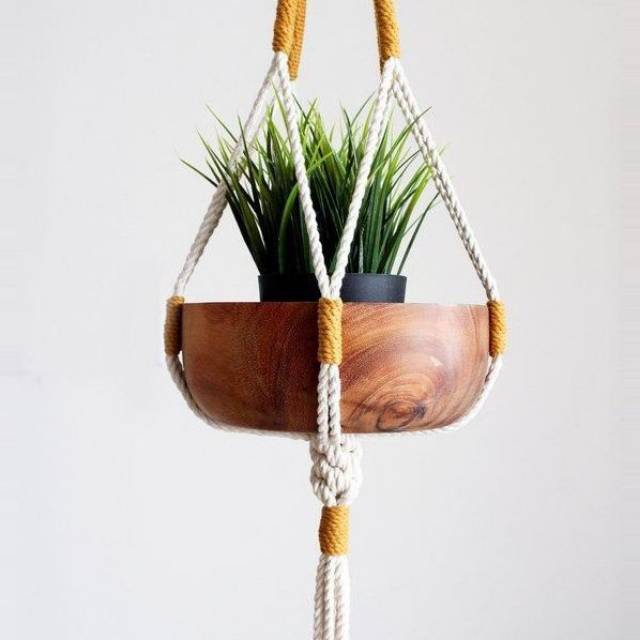  TERMURAH MACRAME PH 07 JUAL MACRAME POT  GANTUNG DEKORASI 